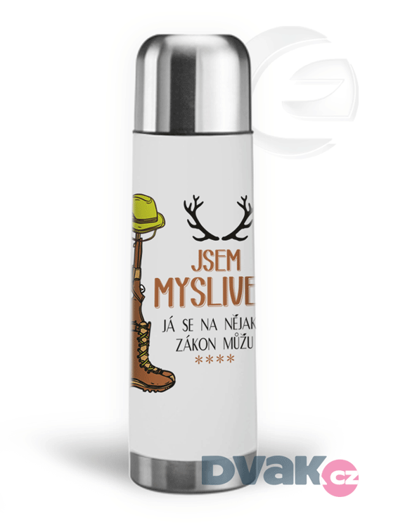Termoska pro MYSLIVCE  - JSEM MYSLIVEC