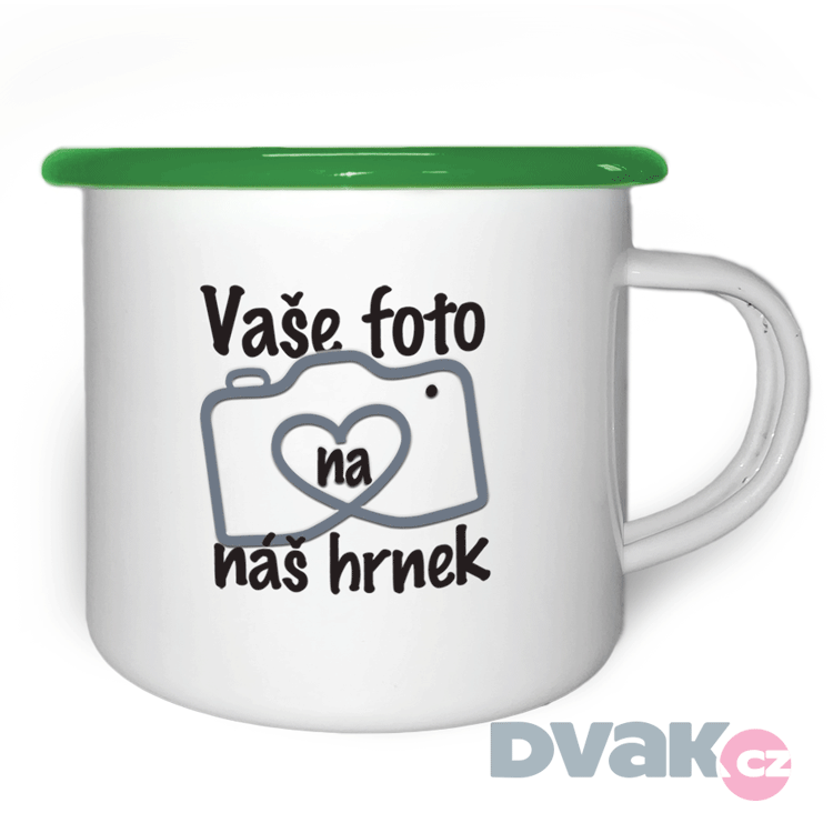 Hrnek plecháček s potiskem 300 ml