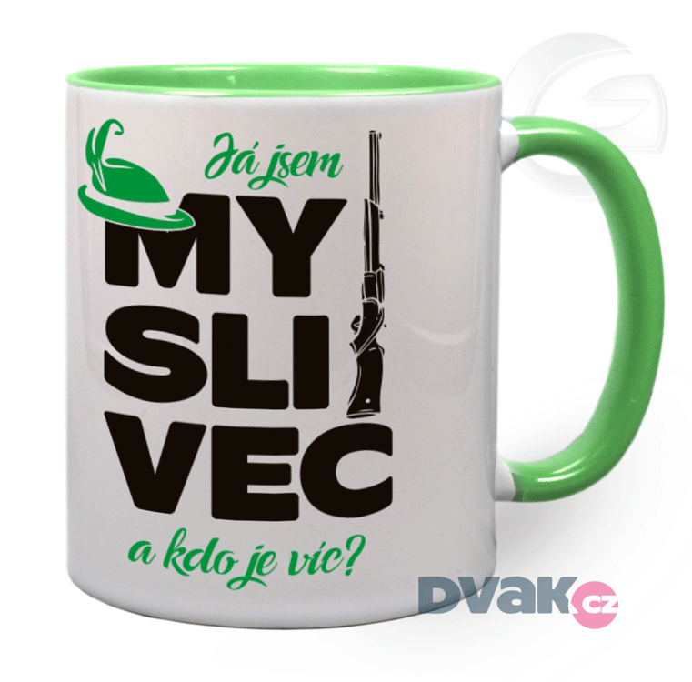 Hrnek barevný pro  MYSLIVCE