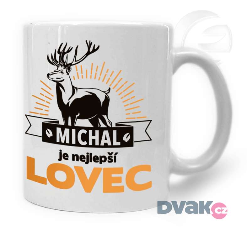 Hrnek bílý pro MYSLIVCE