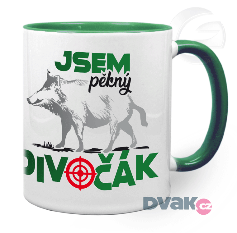 Hrnek barevný pro  MYSLIVCE