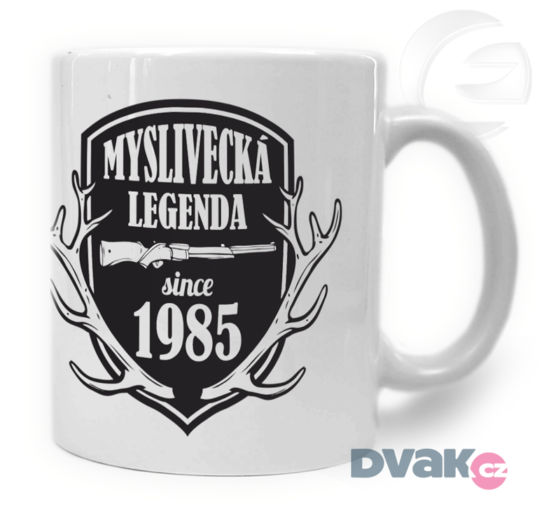 Hrnek bílý pro MYSLIVCE