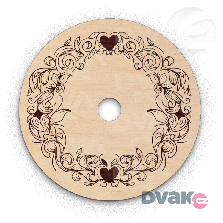 Víko na háčkované košíky - ORNAMENT