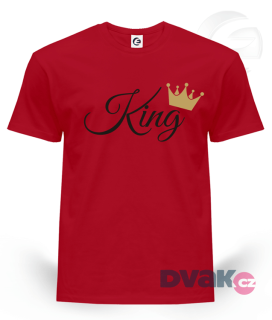 Pánské tričko s potiskem KING
