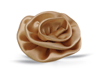 Saténová růže průměr  7 cm